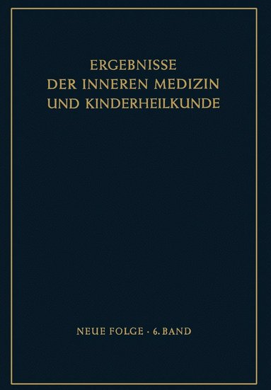 bokomslag Ergebnisse der Inneren Medizin und Kinderheilkunde