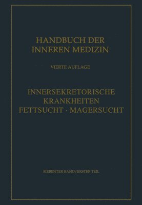 bokomslag Innersekretorische und Stoffwechselkrankheiten