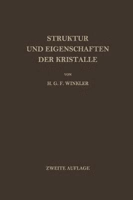 bokomslag Struktur und Eigenschaften der Kristalle