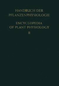 bokomslag Allgemeine Physiologie der Pflanzenzelle / General Physiology of the Plant Cell