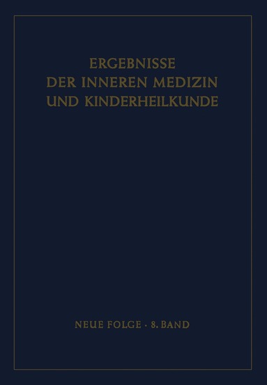 L. Heilmeyer, R. Schoen, E. Glanzmann, B. De Rudder - Ergebnisse der Inneren Medizin und Kinderheilkunde, Häftad