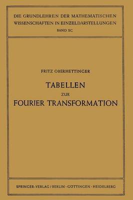 bokomslag Tabellen zur Fourier Transformation