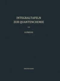 bokomslag Integraltafeln zur Quantenchemie