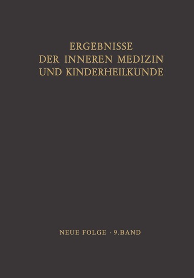 Ludwig Heilmeyer, Rudolf Schoen - Ergebnisse der Inneren Medizin und Kinderheilkunde, Häftad