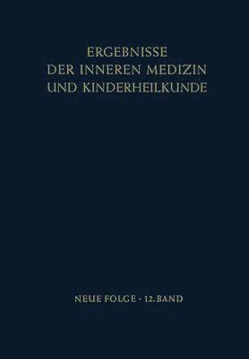 bokomslag Ergebnisse der Inneren Medizin und Kinderheilkunde