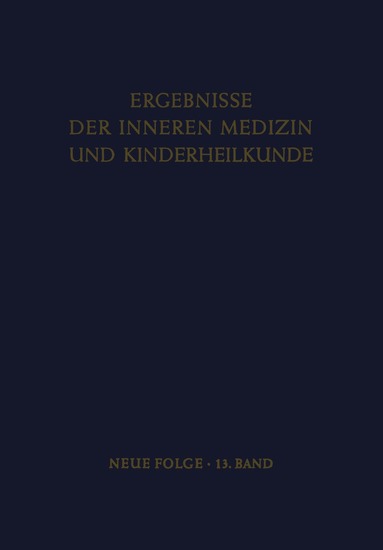 Ludwig Heilmeyer, Rudolf Schoen, B. de Rudder - Ergebnisse der Inneren Medizin und Kinderheilkunde, Häftad