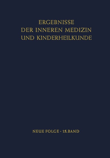 Ludwig Heilmeyer, Rudolf Schoen, B. de Rudder - Ergebnisse der Inneren Medizin und Kinderheilkunde, Häftad