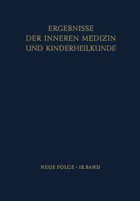 bokomslag Ergebnisse der Inneren Medizin und Kinderheilkunde
