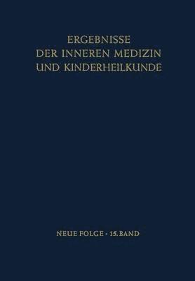 bokomslag Ergebnisse der Inneren Medizin und Kinderheilkunde