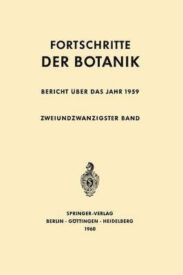 bokomslag Bericht ber das Jahr 1959