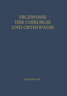 bokomslag Ergebnisse der Chirurgie und Orthopdie