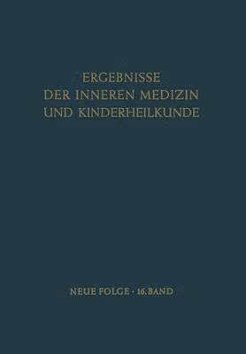 bokomslag Ergebnisse der Inneren Medizin und Kinderheilkunde