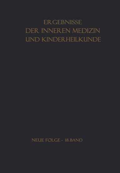 L. Heilmeyer, R. Schoen, B. de Rudder, A. Prader - Ergebnisse der Inneren Medizin und Kinderheilkunde, Häftad