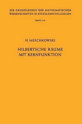 Hilbertsche Räume mit Kernfunktion