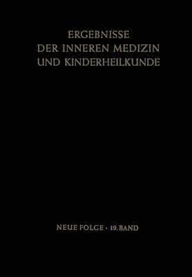 bokomslag Ergebnisse der Inneren Medizin und Kinderheilkunde