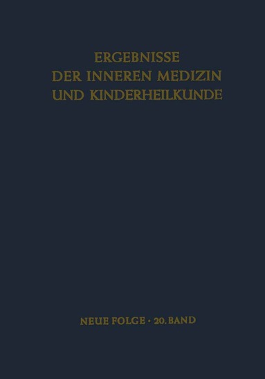 L. Heilmeyer, R. Schoen, B. De Rudder, A. Prader - Ergebnisse der Inneren Medizin und Kinderheilkunde, Häftad