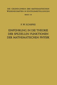 bokomslag Einfhrung in die Theorie der Speziellen Funktionen der Mathematischen Physik