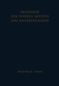 bokomslag Ergebnisse der Inneren Medizin und Kinderheilkunde