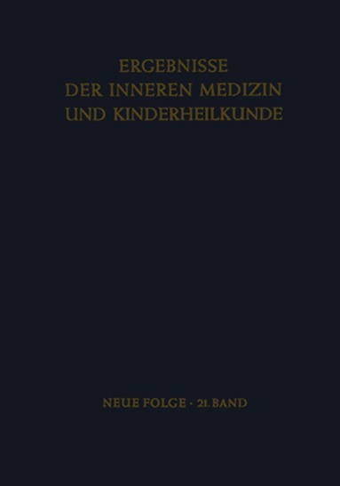 Ludwig Heilmeyer, Rudolf Schoen, A. Prader - Ergebnisse der Inneren Medizin und Kinderheilkunde, Häftad