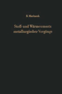 bokomslag Stoff- und Wrmeumsatz metallurgischer Vorgnge