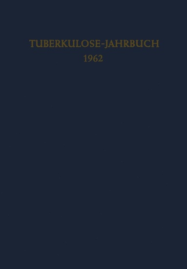 bokomslag Tuberkulose-Jahrbuch 1962