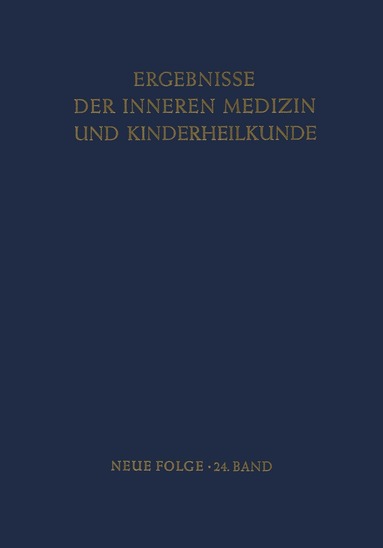 L. Heilmeyer, R. Schoen, A. Prader - Ergebnisse der Inneren Medizin und Kinderheilkunde, Häftad