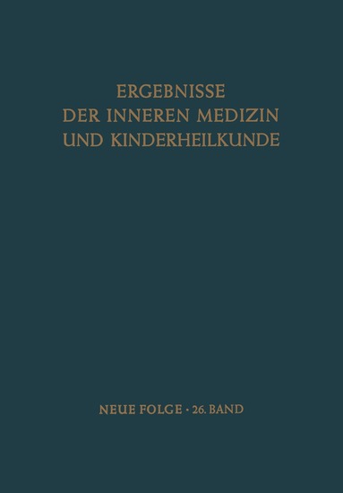 L. Heilmeyer, A.-F. Muller, A. Prader, R. Schoen - Ergebnisse der Inneren Medizin und Kinderheilkunde, Häftad