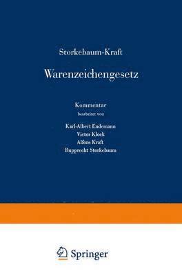 Storkebaum-Kraft Warenzeichengesetz 1