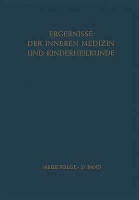 bokomslag Ergebnisse der Inneren Medizin und Kinderheilkunde