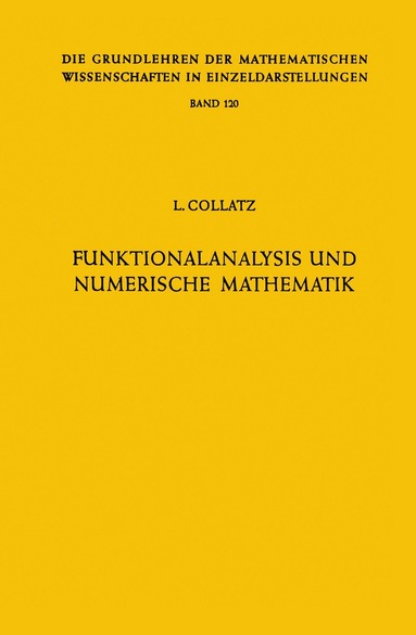 Lothar Collatz - Funktionalanalysis und Numerische Mathematik, Häftad