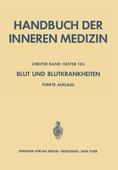 bokomslag Blut und Blutkrankheiten