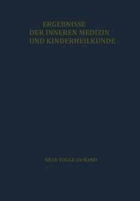 bokomslag Ergebnisse der Inneren Medizin und Kinderheilkunde