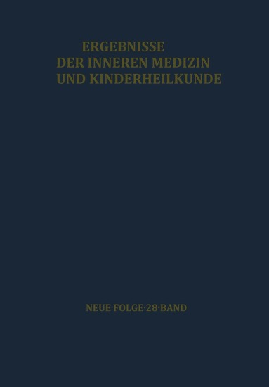 L. Heilmeyer, A.-F. Muller, A. Prader, R. Schoen - Ergebnisse der Inneren Medizin und Kinderheilkunde, Häftad
