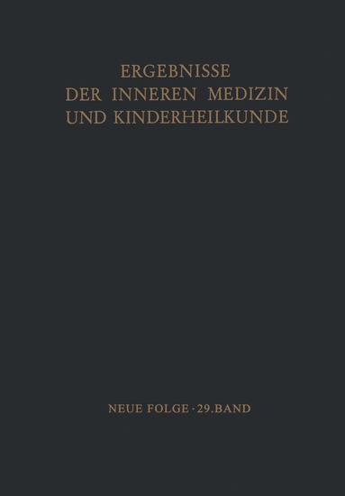 bokomslag Ergebnisse der Inneren Medizin und Kinderheilkunde