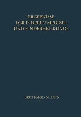 Ergebnisse der Inneren Medizin und Kinderheilkunde