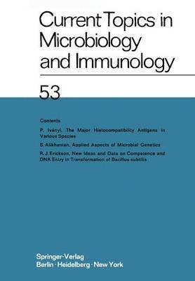 bokomslag Current Topics in Microbiology and Immunology