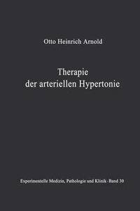 bokomslag Therapie der arteriellen Hypertonie