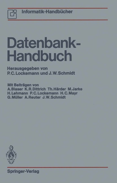 Peter C. Lockemann, Joachim W. Schmidt - Datenbank-Handbuch, Häftad