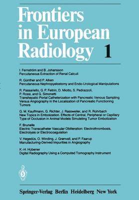 bokomslag Frontiers in European Radiology