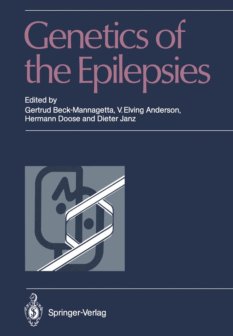 Gertrud Beck-Mannagetta, V. Elving Anderson, Hermann Doose, Dieter Janz - Genetics of the Epilepsies, Häftad