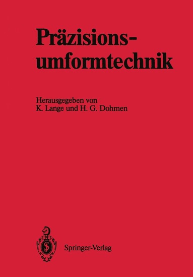 bokomslag Präzisionsumformtechnik