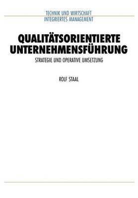 bokomslag Qualittsorientierte Unternehmensfhrung