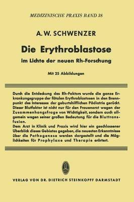 bokomslag Die Erythroblastose im Lichte der neuen Rh-Forschung