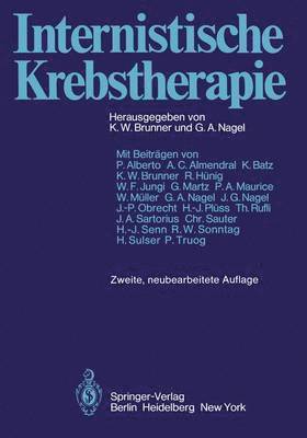 bokomslag Internistische Krebstherapie