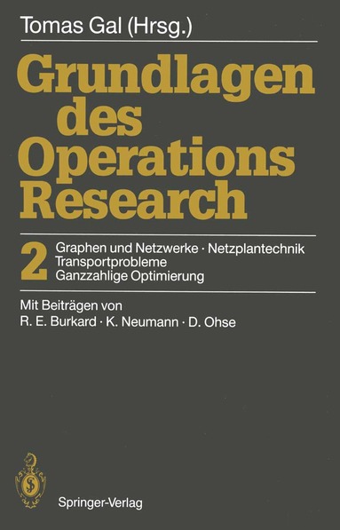 bokomslag Grundlagen des Operations Research