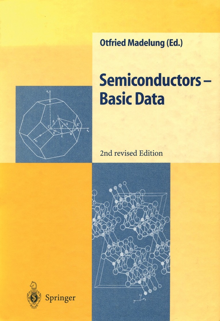 Otfried Madelung - Semiconductors — Basic Data, Häftad
