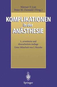 bokomslag Komplikationen in der Ansthesie