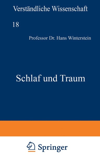 Hans Winterstein, H. Loewen - Schlaf und Traum, Häftad