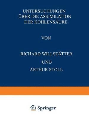 bokomslag Untersuchungen ber die Assimilation der Kohlensure