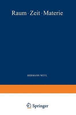 bokomslag Raum · Zeit · Materie